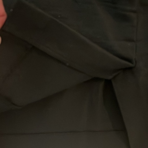 J Crew Black Pencil Skirt Zip Back Pockets Cotton size 8 - Picture 5 of 6